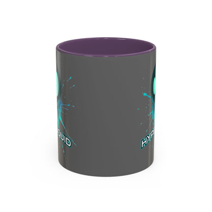 HYPE Drip Grey Accent Mug by cypherpunkgear.com