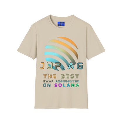 Jupiter (JUP) the best aggregator on Solana LTcolors Unisex T-Shirt by cypherpunkgear