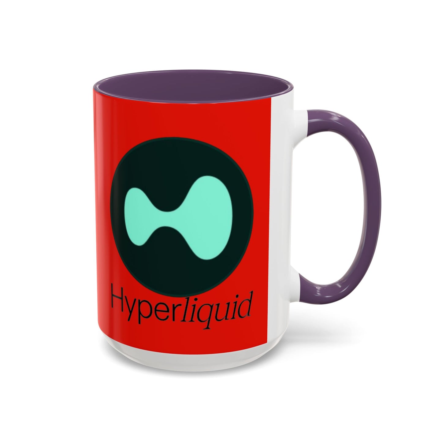 Hyperliquid Black font Red Accent Mug by cypherpunkgear.com