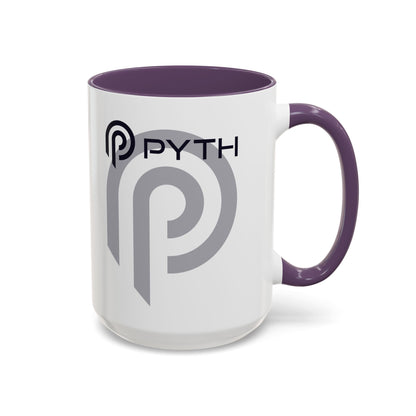 Pyth (PYTH) Accent Mug by cypherpunkgear.com