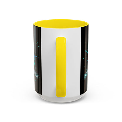 HYPE Drip Black Accent Mug by cypherpunkgear.com