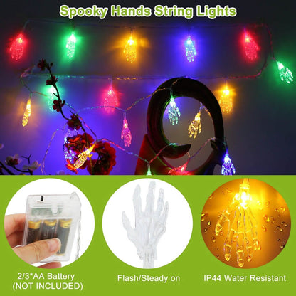 3-Pack: Halloween String Light Decorations