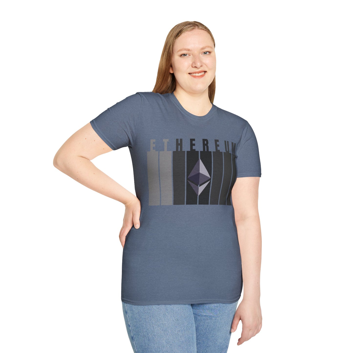 Ethereum (ETH) Dark colors Unisex T-Shirt by cypherpunkgear.com