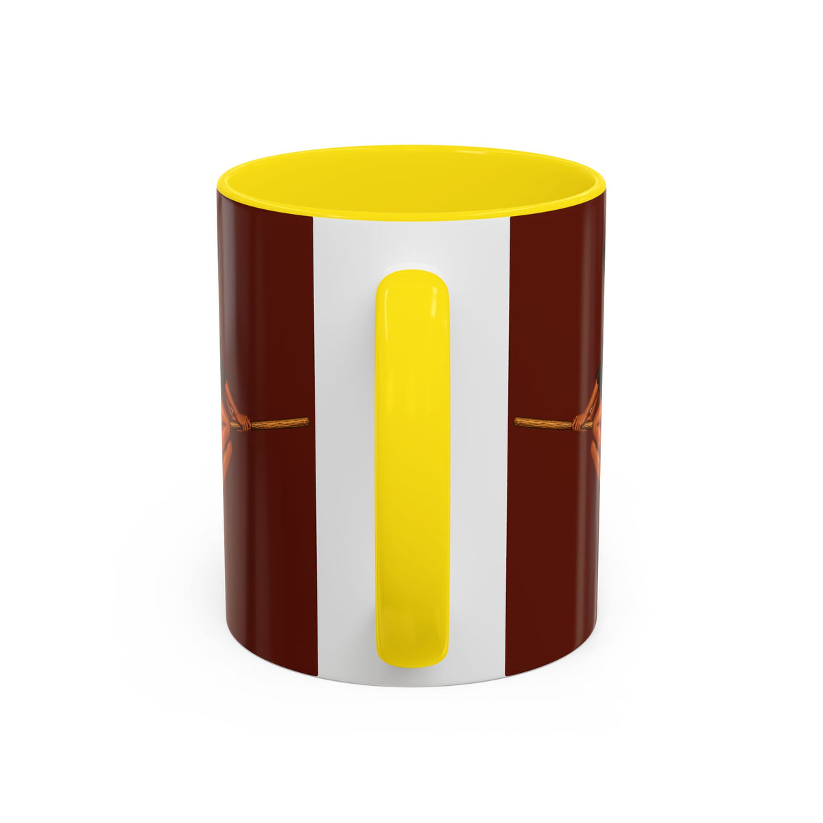 Velvet Vex Brown Accent Mug by CreepyCrafts.boo