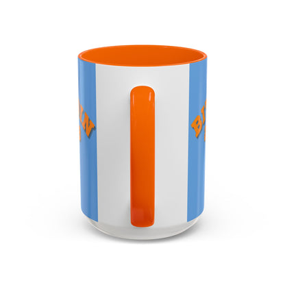 Bitcoin 2009 Light Blue Accent Mug by cypherpunkgear.com
