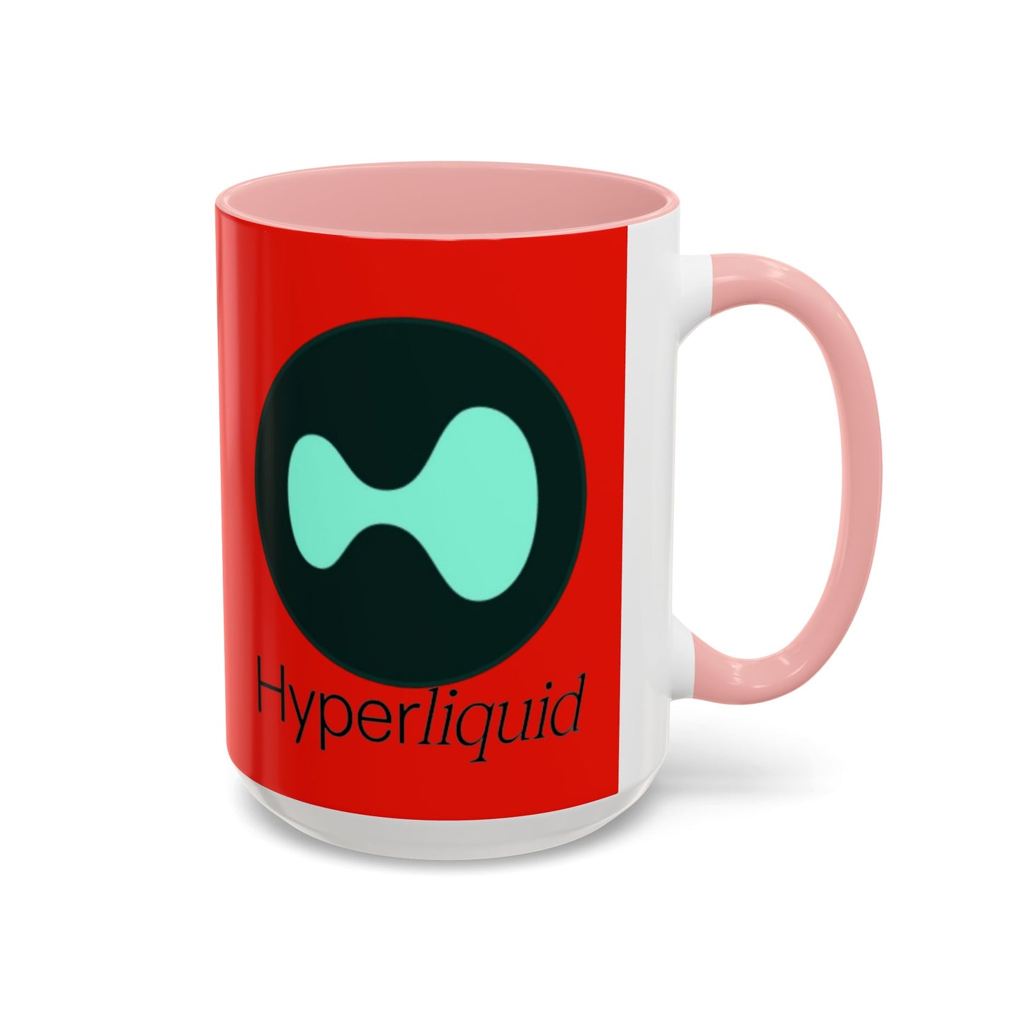 Hyperliquid Black font Red Accent Mug by cypherpunkgear.com