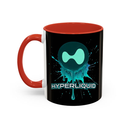 HYPE Drip Black Accent Mug by cypherpunkgear.com
