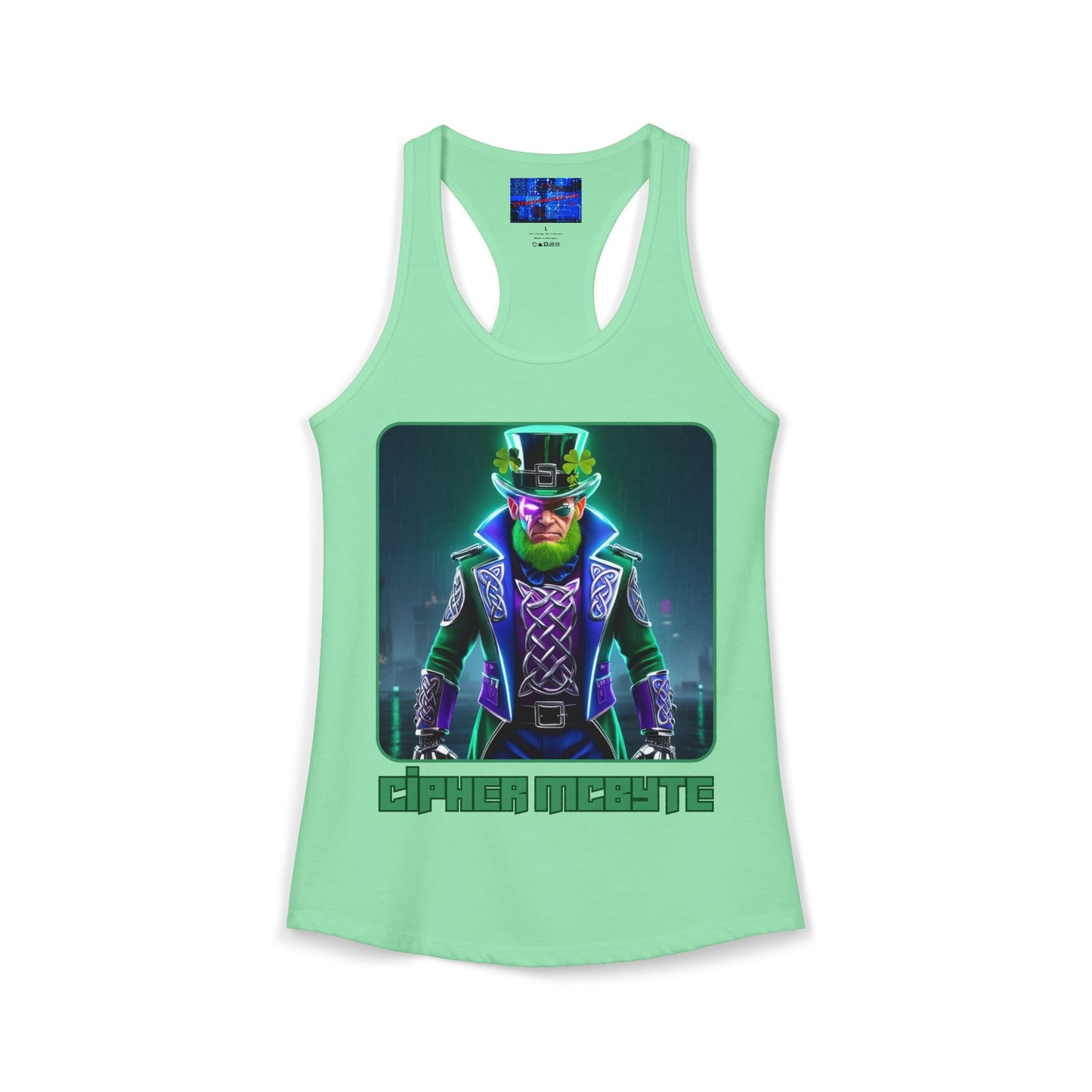 Cipher McByte Women's Racerback Tank Top by cypherpunkgear.com