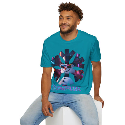 Snowpunk Dark colors Unisex T-Shirt by cypherpunkgear.com