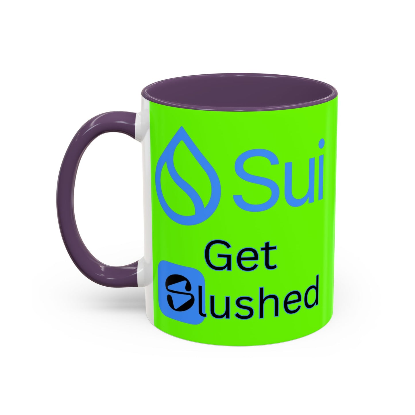 Sui: Get Slushed Green Accent Mug by cypherpunkgear.com