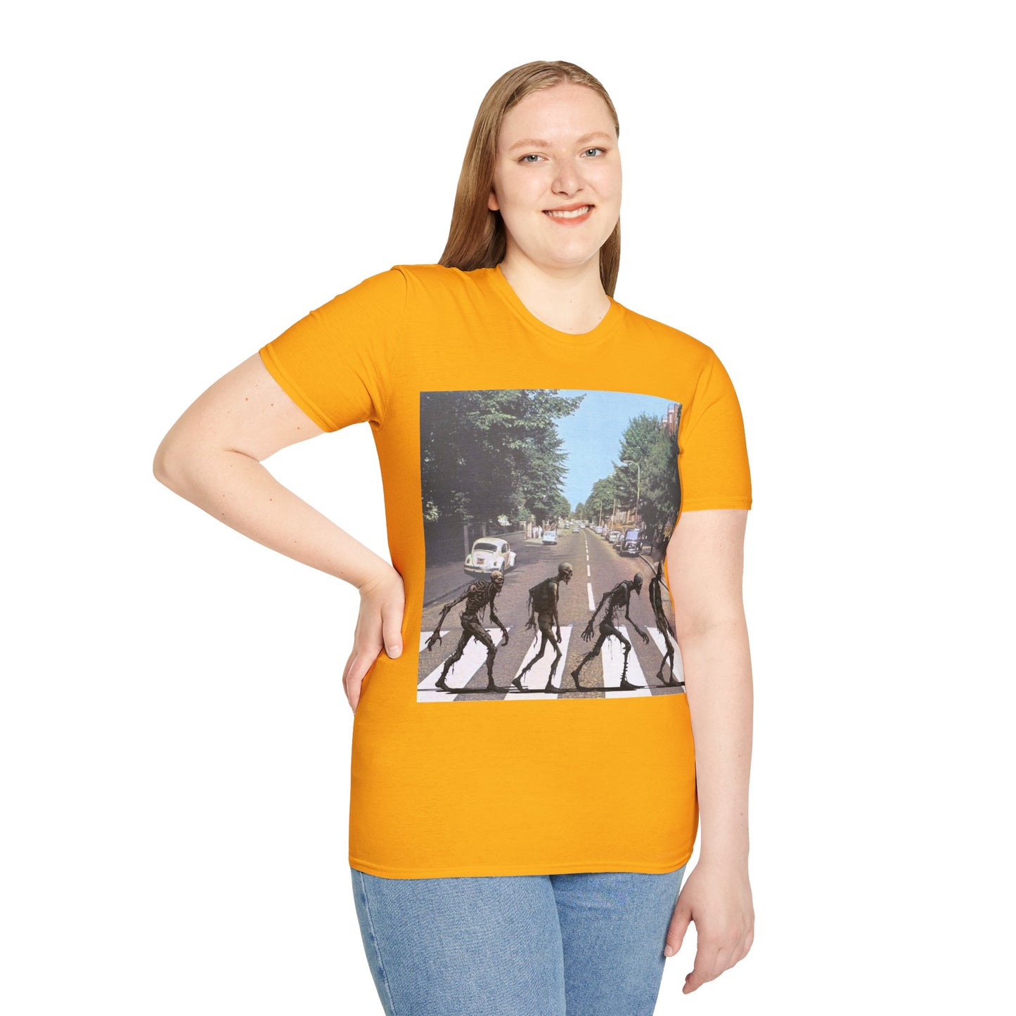 2-sided, Scabby Road Light colors Unisex T-Shirt by CreepyCrafts.boo