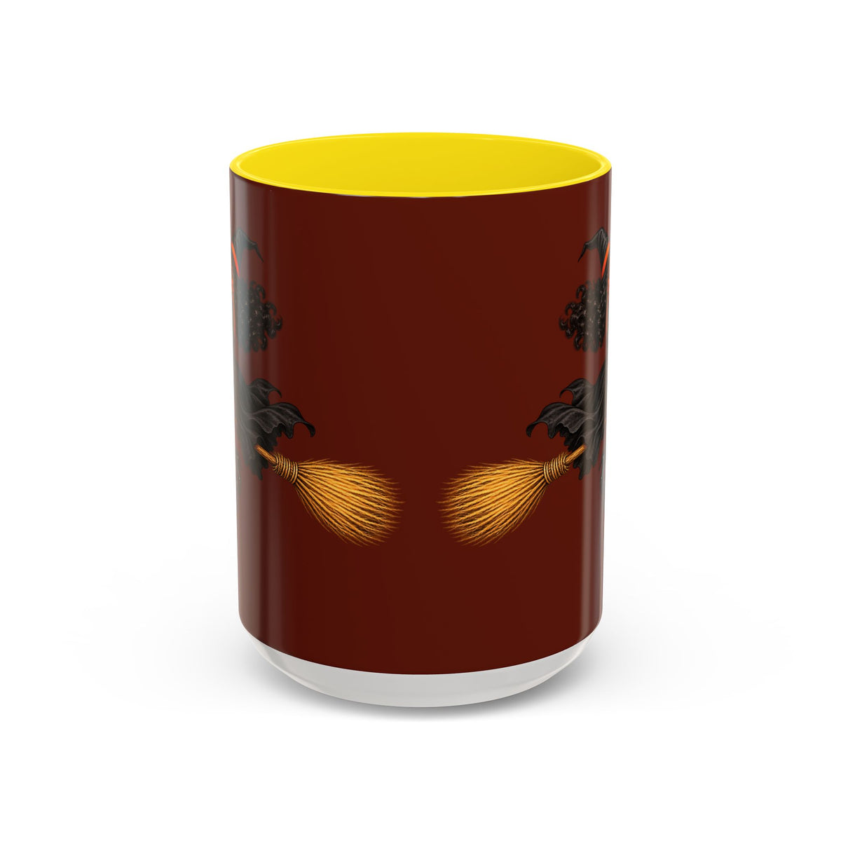 Velvet Vex Brown Accent Mug by CreepyCrafts.boo