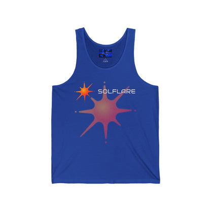 Solflare Unisex Jersey Tank Top by cypherpunkgear.com
