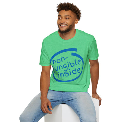 Non-Fungible Inside Dark colors Unisex T-Shirt by cypherpunkgear.com
