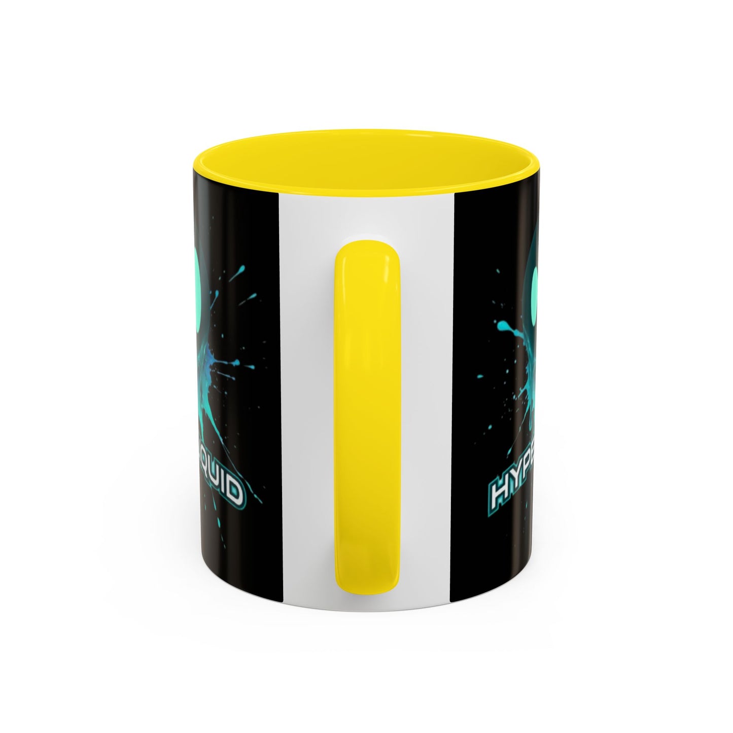 HYPE Drip Black Accent Mug by cypherpunkgear.com