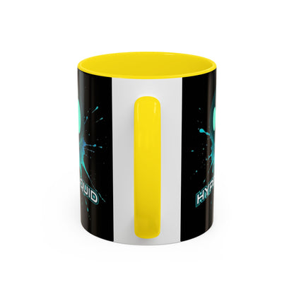 HYPE Drip Black Accent Mug by cypherpunkgear.com