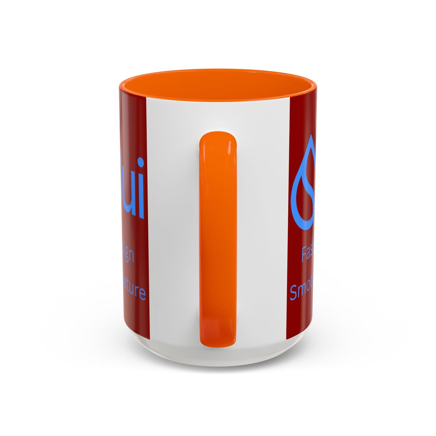 SUI Red Accent Mug by cypherpunkgear.com