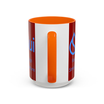 SUI Red Accent Mug by cypherpunkgear.com