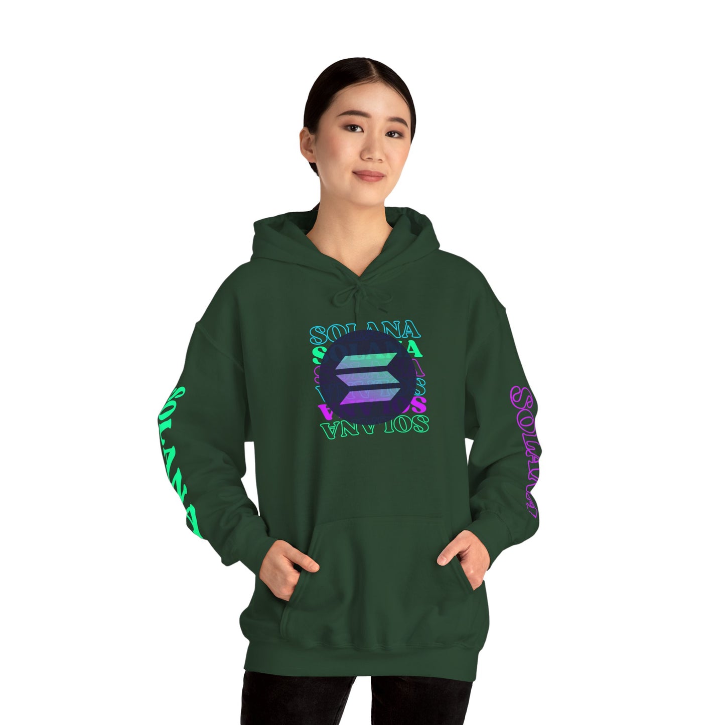 ¡Libertad Solana por cypherpunkgear! Sudadera con capucha unisex Heavy Blend™