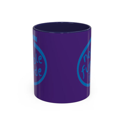 Non-Fungible Inside Purple Accent Mug by cypherpunkgear.com