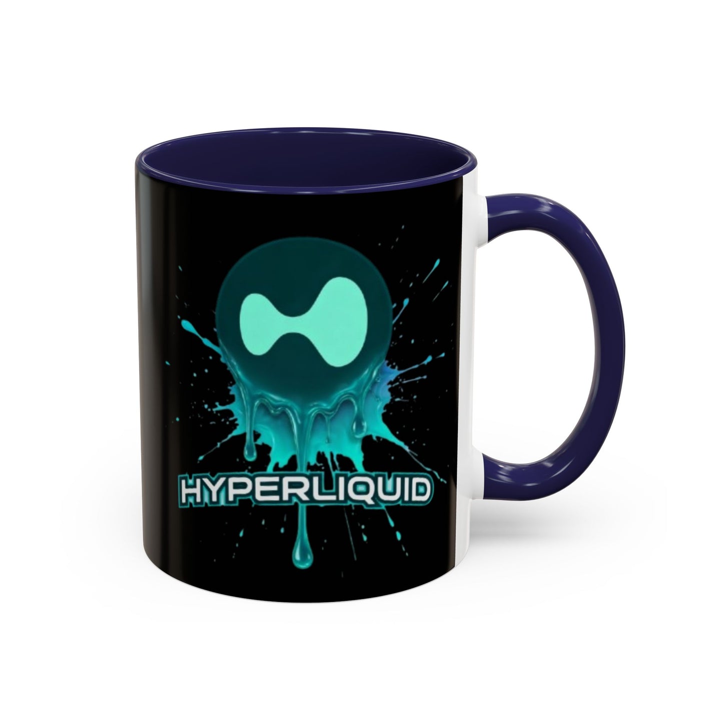 HYPE Drip Black Accent Mug by cypherpunkgear.com
