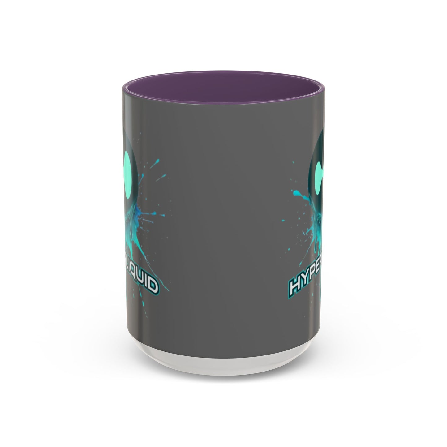 HYPE Drip Grey Accent Mug by cypherpunkgear.com