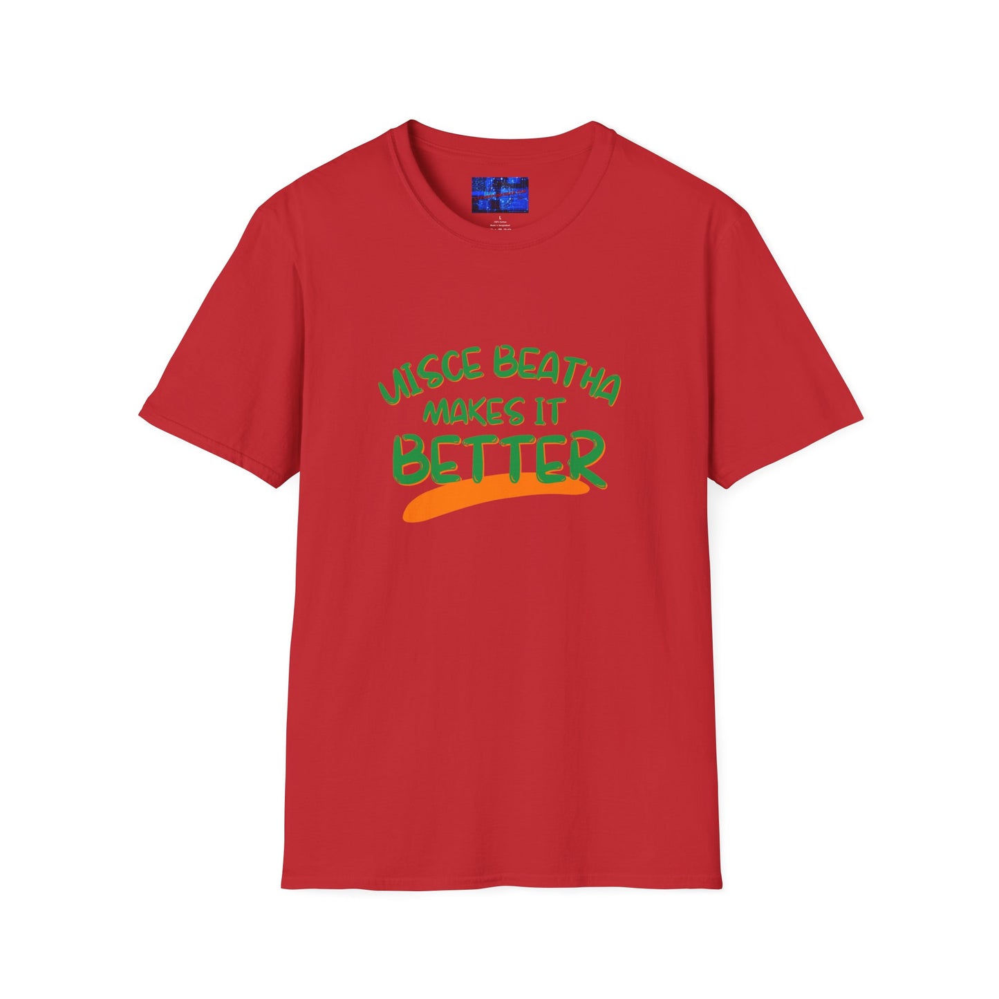 Uisce Beatha makes it better GNfont LTcolors Unisex T-Shirt by cypherpunkgear.com