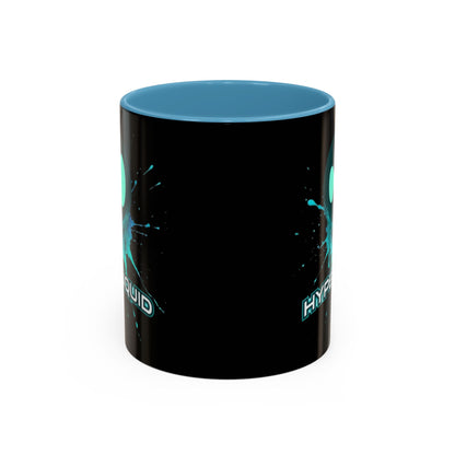 HYPE Drip Black Accent Mug by cypherpunkgear.com