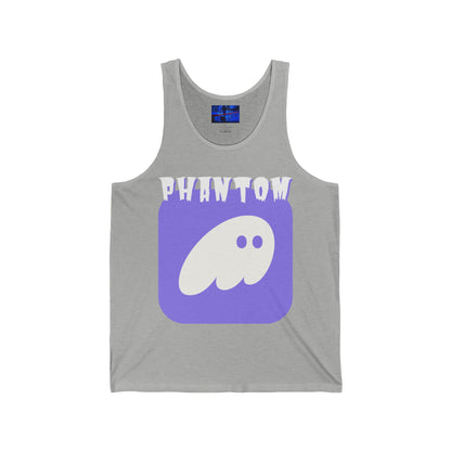 Phantom Hot Wallet Unisex Jersey Tank Top by cypherpunkgear.com
