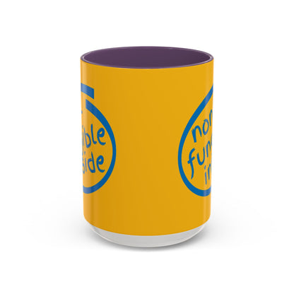 Non-Fungible Inside Yellow Accent Mug by cypherpunkgear.com