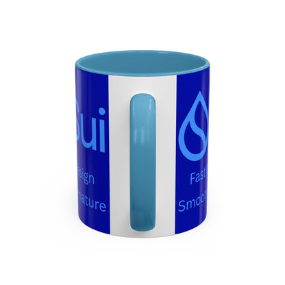 SUI Dark Blue Accent Mug by cypherpunkgear.com