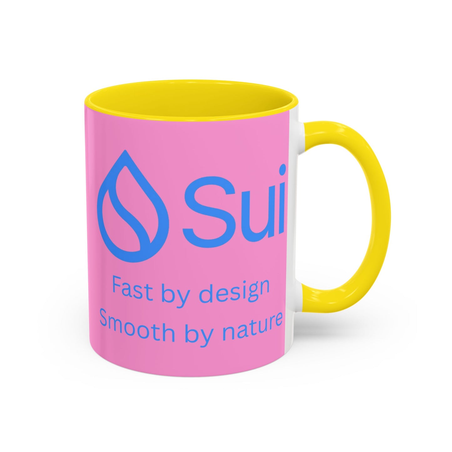 SUI Pink Accent Mug by cypherpunkgear.com
