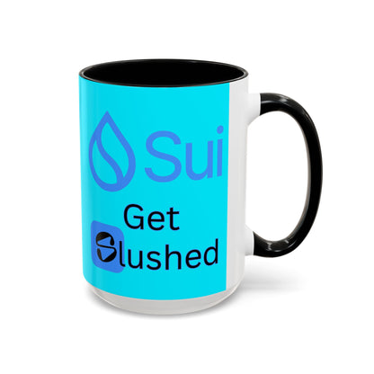 Sui: Get Slushed Light Blue Accent Mug by cypherpunkgear.com