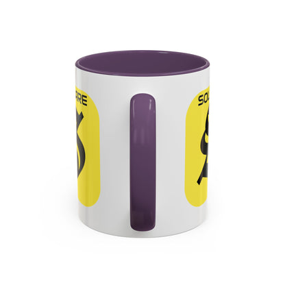 SolflareLogo White Accent Mug by cypherpunkgear.com