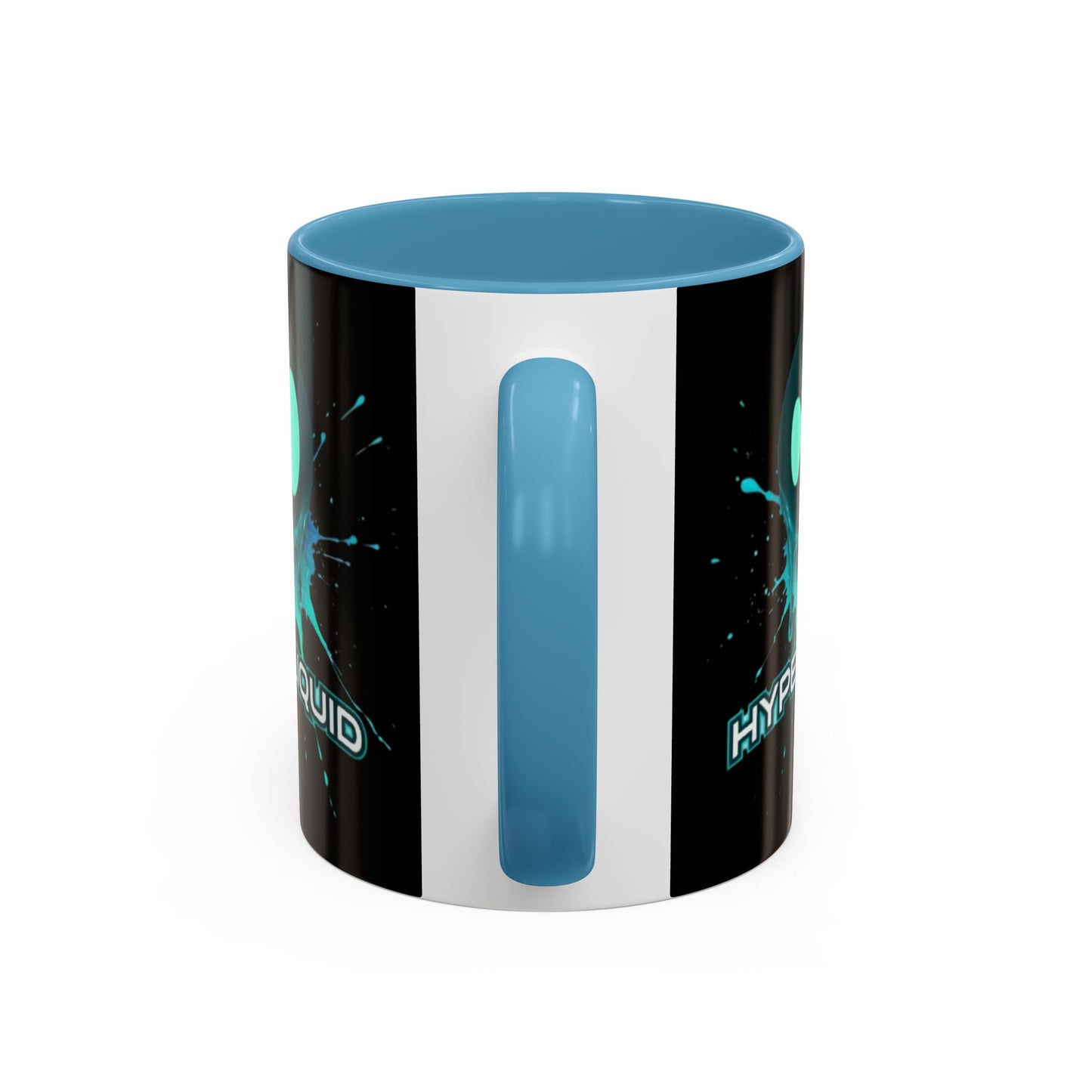 HYPE Drip Black Accent Mug by cypherpunkgear.com