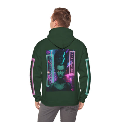 Bride of Frankenpunk Hoodie Unisex Hooded Sweatshirt by CreepyCrafts.boo