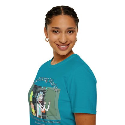 Peace Among Worlds! Dark colors Unisex T-Shirt by cypherpunkgear.com