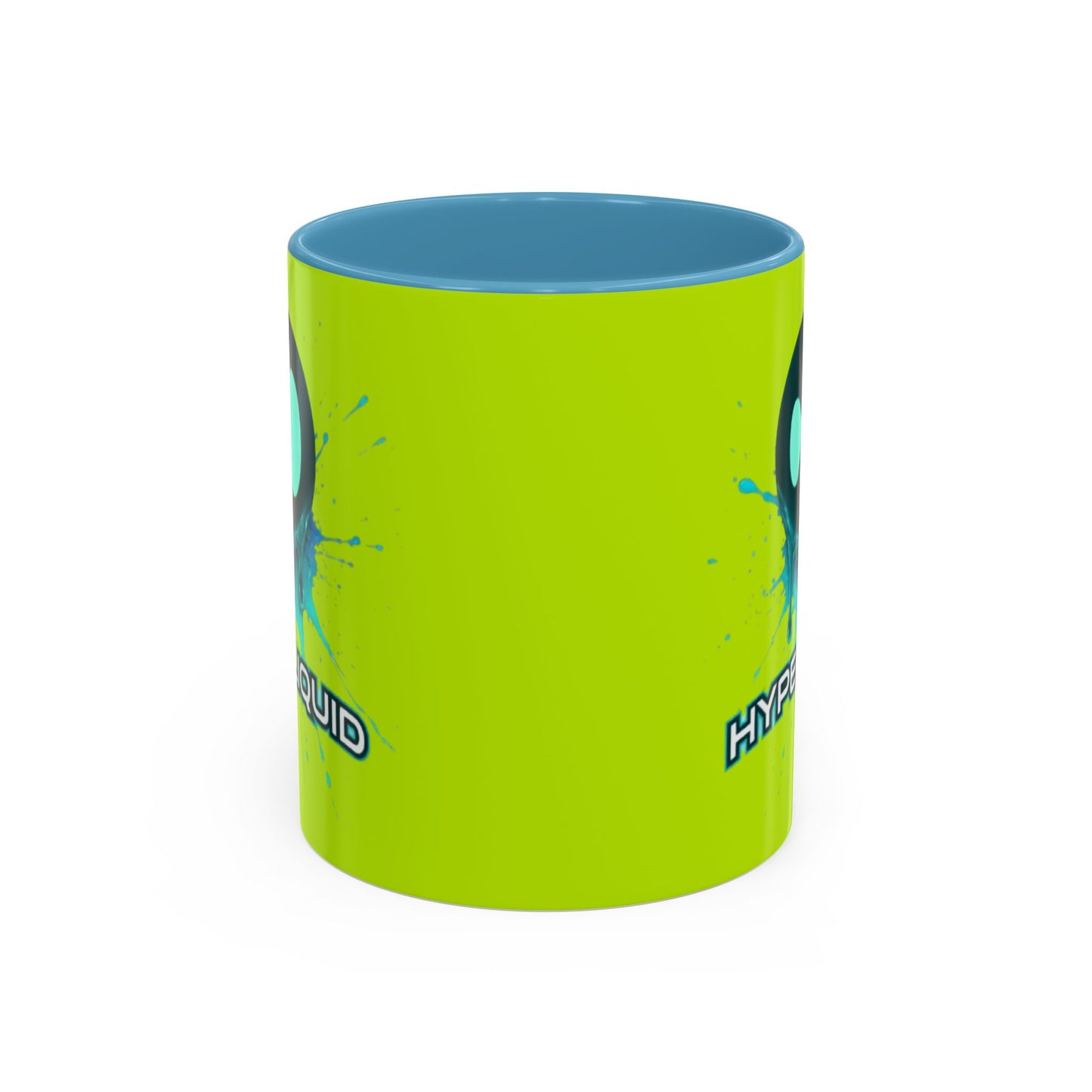 HYPE Drip Yellow Accent Mug by cypherpunkgear.com