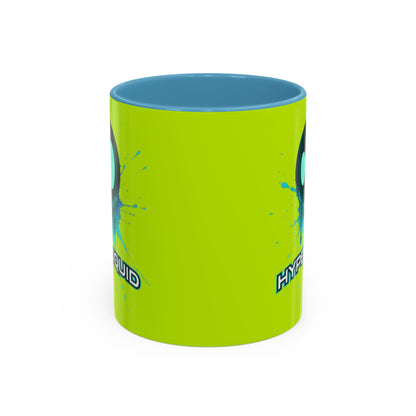 HYPE Drip Yellow Accent Mug by cypherpunkgear.com