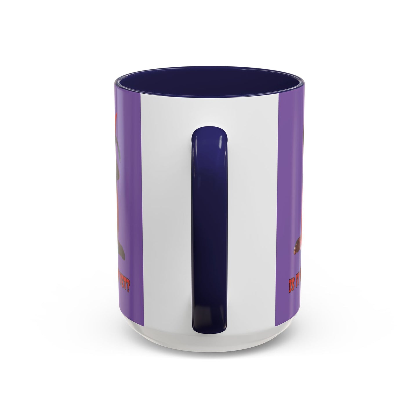 Is it Halloween yet? Light Purple Accent Mug by CreepyCrafts.boo
