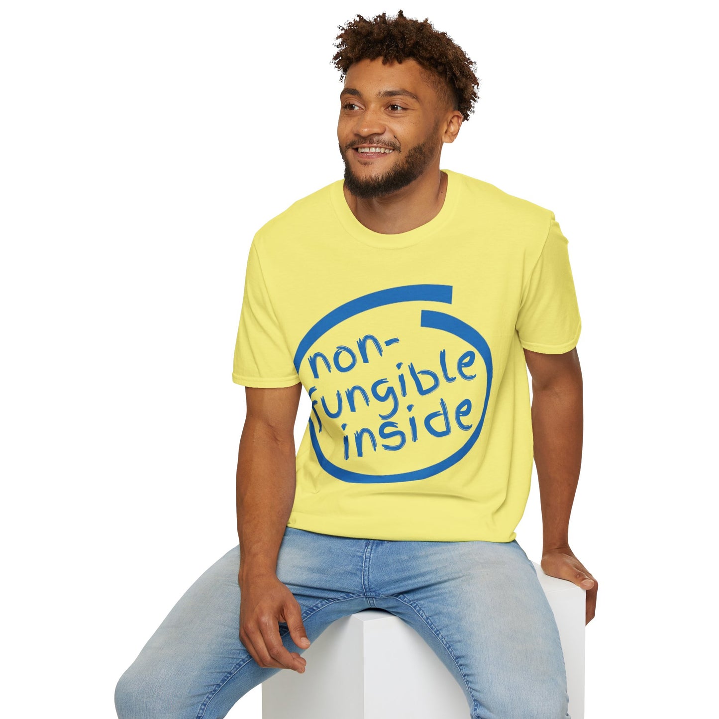Non-Fungible Inside Light colors Unisex T-Shirt by cypherpunkgear.com