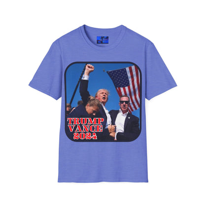 Trump and Vance 2024 LTcolors Unisex T-Shirt by cypherpunkgear