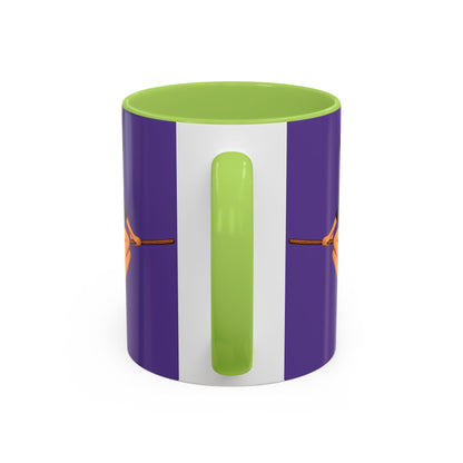 Hazel Hex Purple Accent Mug by CreepyCrafts.boo