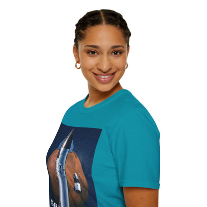 SpaceX Mars Unisex T-Shirt by cypherpunkgear.com