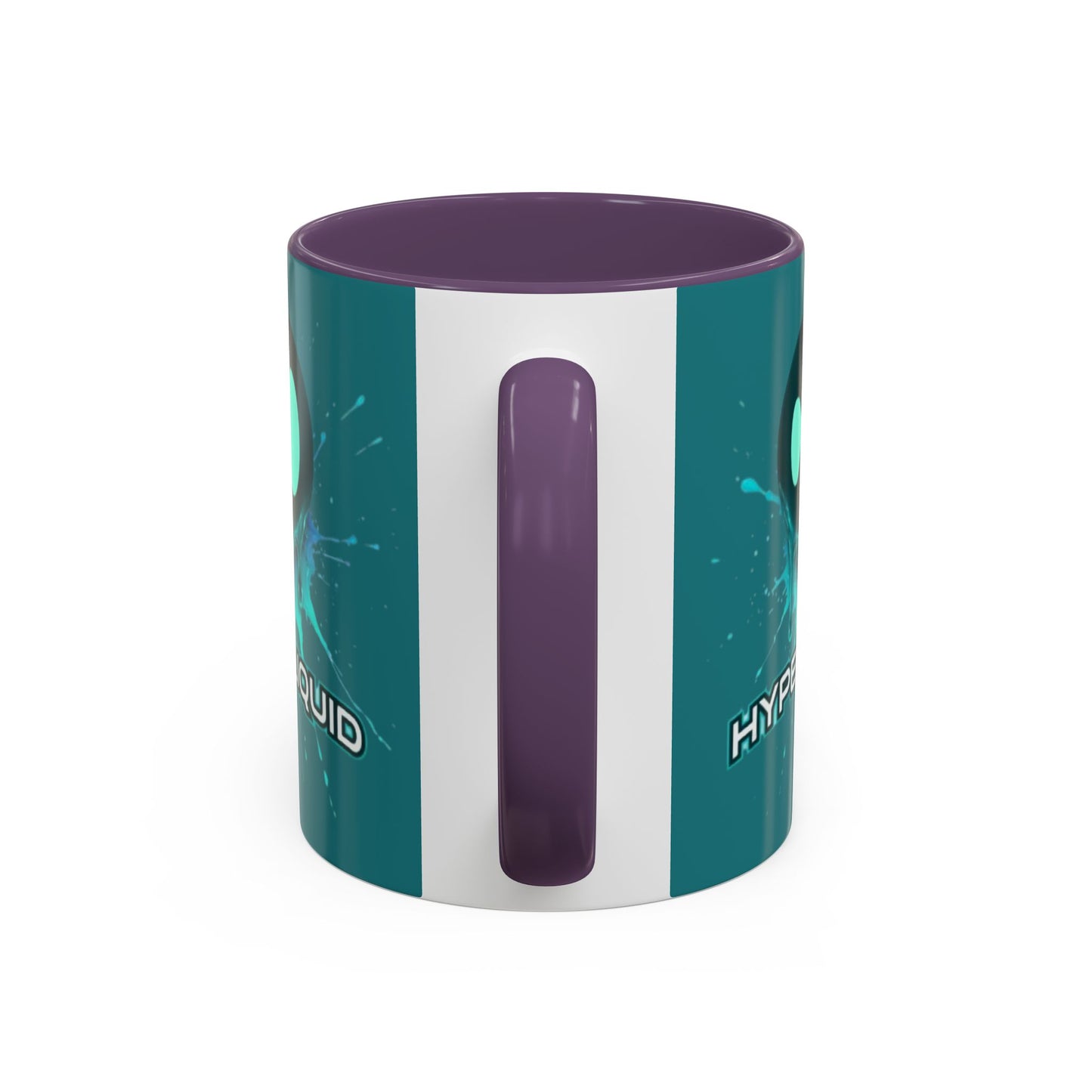 HYPE Drip Hyperliquid Accent Mug by cypherpunkgear.com