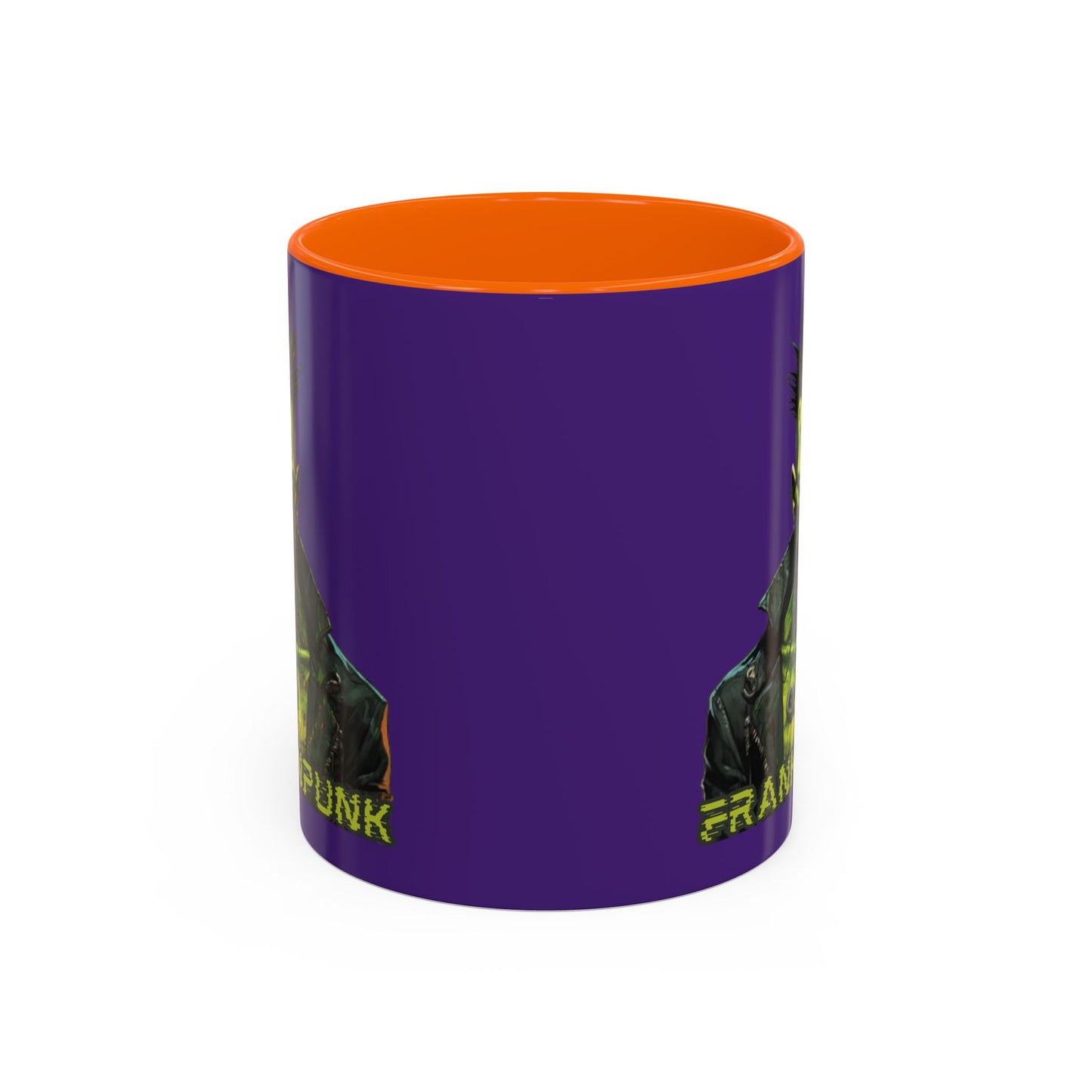 Frankenpunk Purple Accent Mug by CreepyCrafts.boo