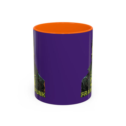 Frankenpunk Purple Accent Mug by CreepyCrafts.boo