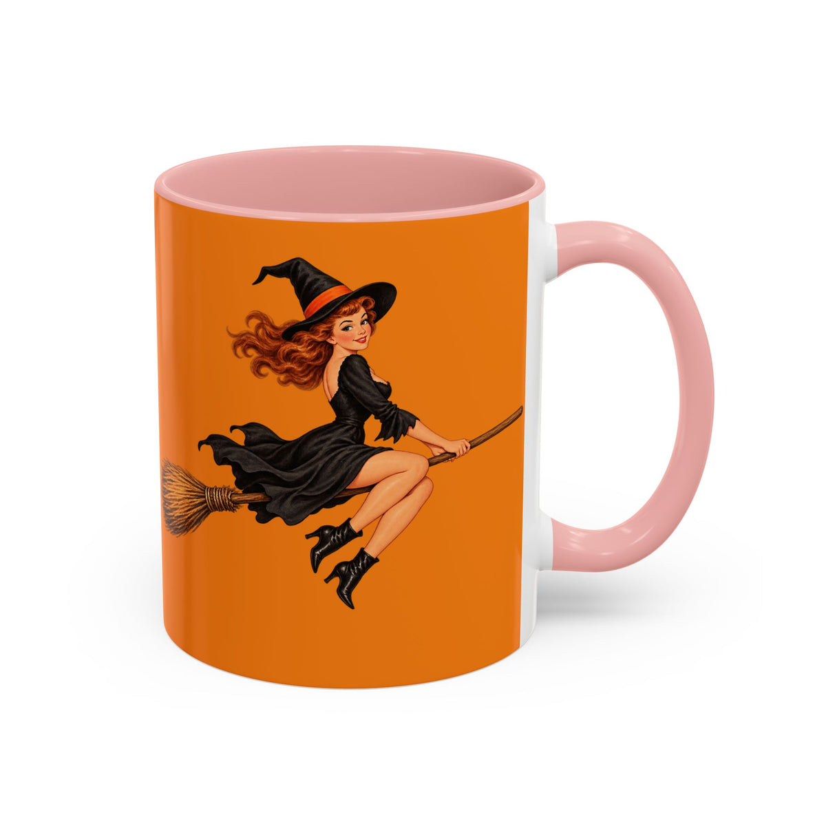 Hazel Hex Orange Accent Mug by CreepyCrafts.boo