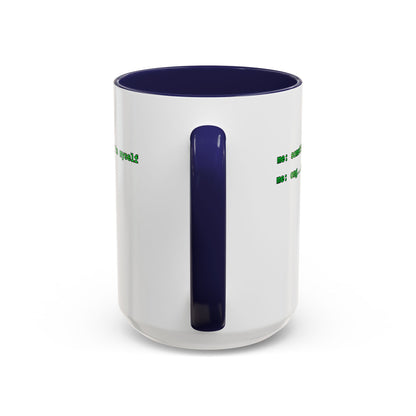 Sometimes I talk to myself - me: omg...same White Accent Mug by cypherpunkgear.com