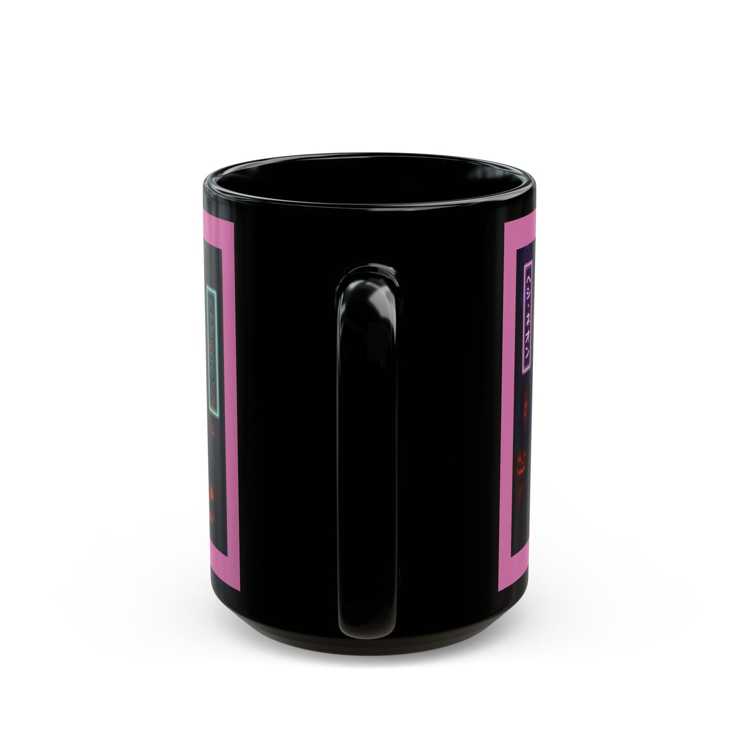 Hethyr Neon Pink Mug by CreepyCrafts.boo